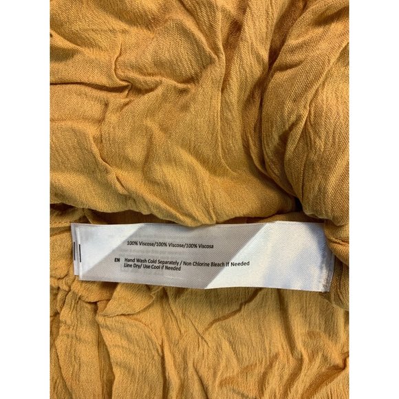 NWOT band of gypsies Yellow Long Sleeve tags removed for laundering Never worn - Picture 9 of 9